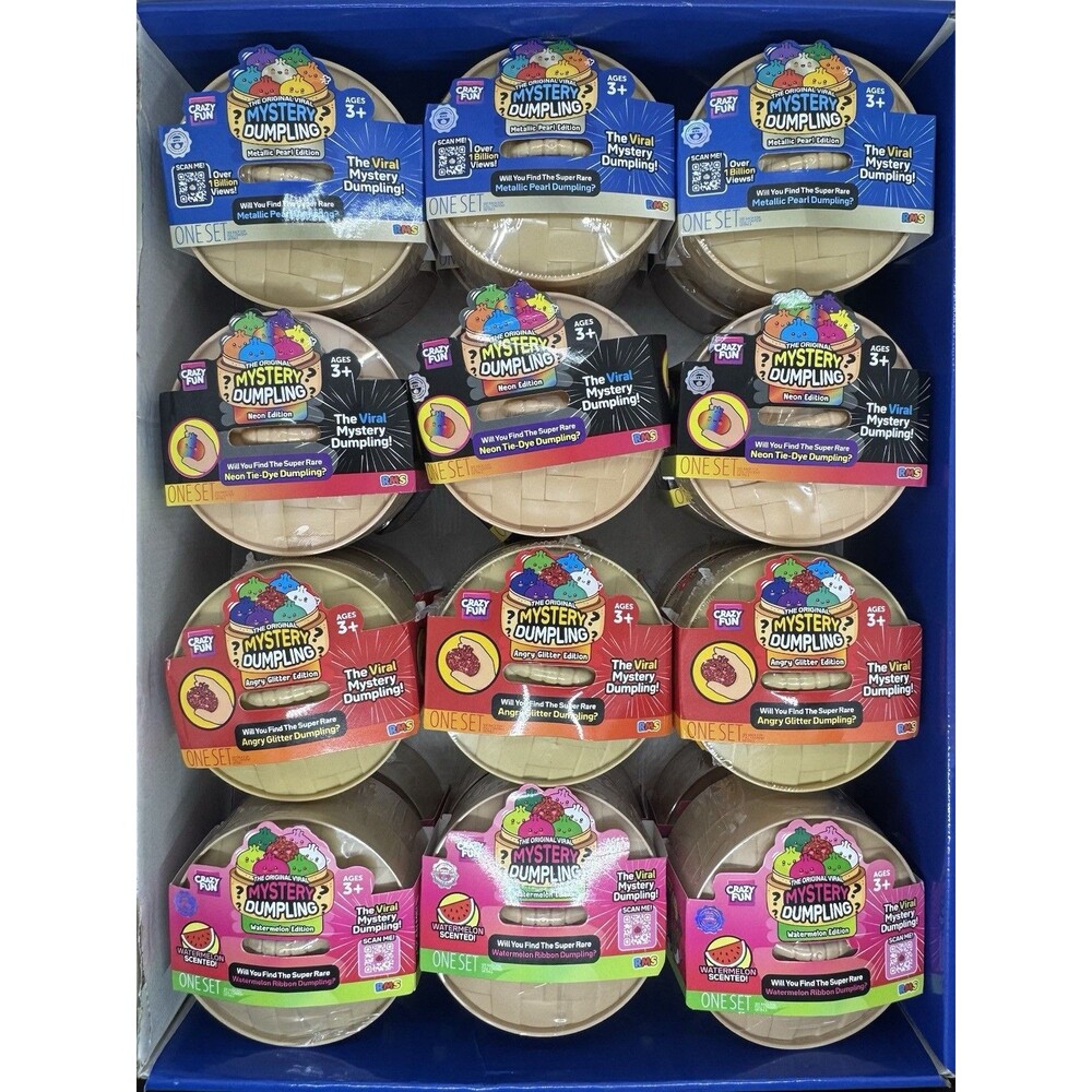 Original Mystery Dumpling Metallic Pearl-Neon-Angry-Watermelon Sealed Lot Of 24